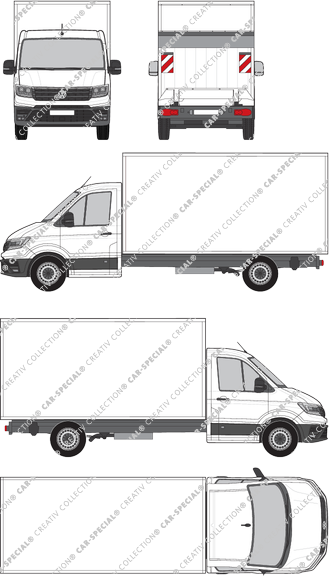 Volkswagen Crafter Cuerpos de caja, actual (desde 2017) (VW_774)