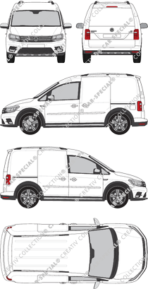 Volkswagen Caddy van/transporter, 2015–2020 (VW_777)