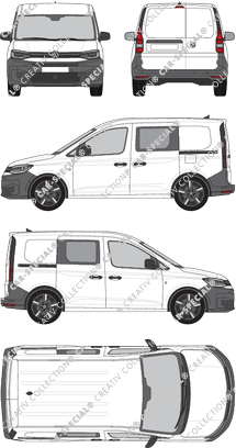 Volkswagen Caddy van/transporter, current (since 2020) (VW_840)