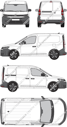 Volkswagen Caddy van/transporter, current (since 2020) (VW_843)