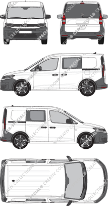 Volkswagen Caddy van/transporter, current (since 2020) (VW_848)