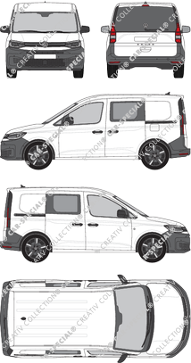 Volkswagen Caddy furgone, attuale (a partire da 2020) (VW_848)