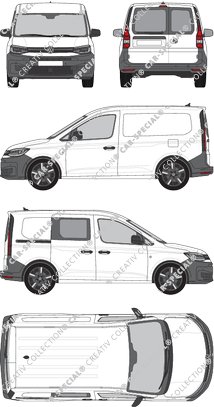 Volkswagen Caddy van/transporter, current (since 2020) (VW_856)