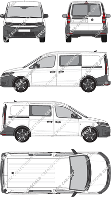 Volkswagen Caddy furgone, attuale (a partire da 2020) (VW_860)