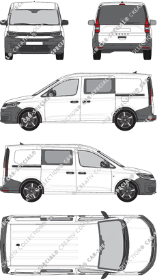 Volkswagen Caddy furgone, attuale (a partire da 2020) (VW_862)