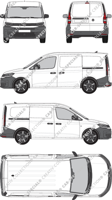 Volkswagen Caddy furgone, attuale (a partire da 2020) (VW_865)