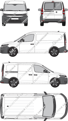 Volkswagen Caddy furgone, attuale (a partire da 2020) (VW_867)