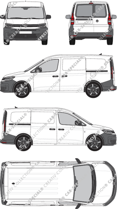 Volkswagen Caddy van/transporter, current (since 2020) (VW_868)