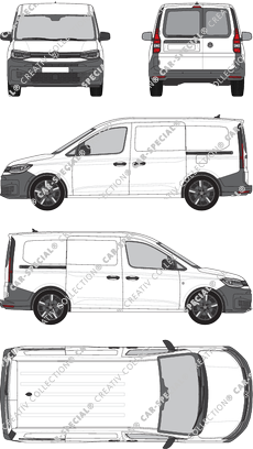 Volkswagen Caddy furgone, attuale (a partire da 2020) (VW_868)