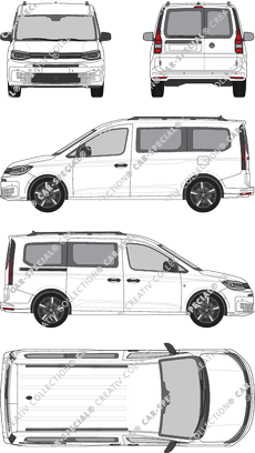 Volkswagen Caddy van/transporter, current (since 2020) (VW_877)