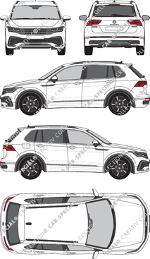 Volkswagen Tiguan, 2020–2024 (VW_886)
