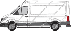 Volkswagen e-Crafter fourgon, actuel (depuis 2018)