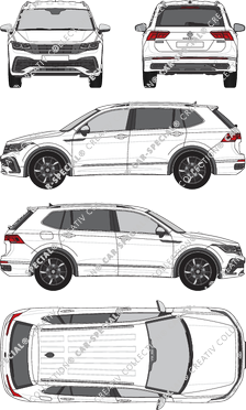 Volkswagen Tiguan, 2021–2024 (VW_890)