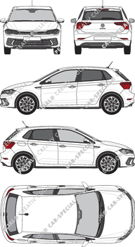 Volkswagen Polo Hatchback, current (since 2021) (VW_892)