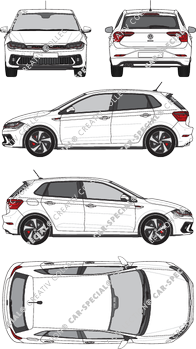 Volkswagen Polo GTI, GTI, Hayon, 5 Doors (2021)