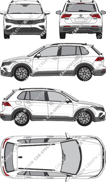 Volkswagen Tiguan, 2020–2024 (VW_907)
