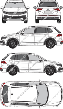 Volkswagen Tiguan Kombi, 2020–2024 (VW_908)