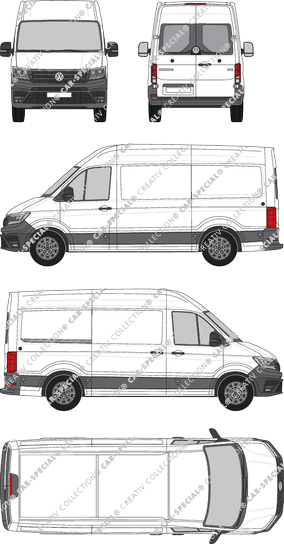 Volkswagen e-Crafter fourgon, actuel (depuis 2018) (VW_913)