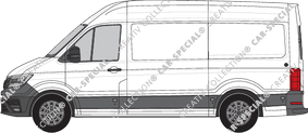 Volkswagen e-Crafter furgón, actual (desde 2018)