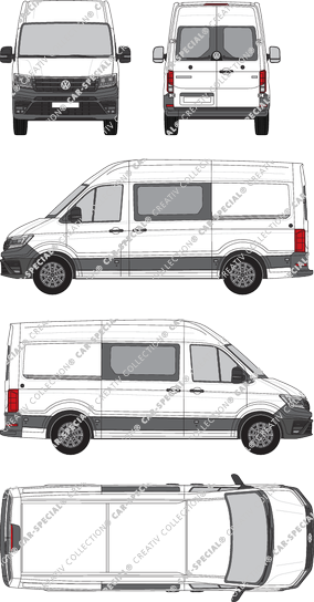 Volkswagen e-Crafter fourgon, actuel (depuis 2018) (VW_920)