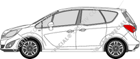 Vauxhall Meriva Kombi, 2010–2014