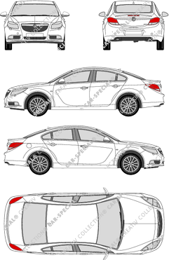 Vauxhall Insignia, Limousine, 4 Doors (2008)