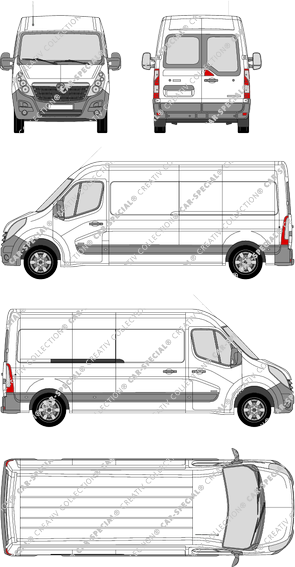 Vauxhall Movano fourgon, 2010–2019 (Vaux_011)