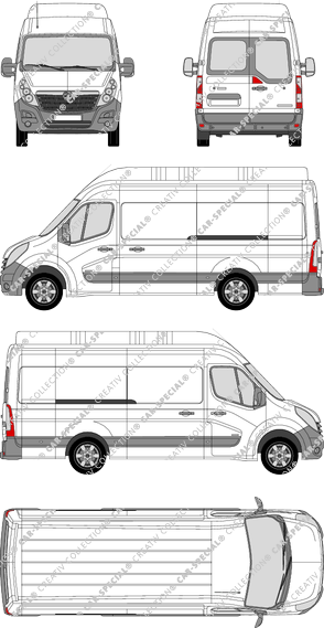 Vauxhall Movano fourgon, 2010–2019 (Vaux_017)