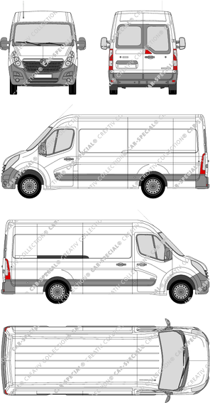 Vauxhall Movano Kastenwagen, 2010–2019 (Vaux_018)