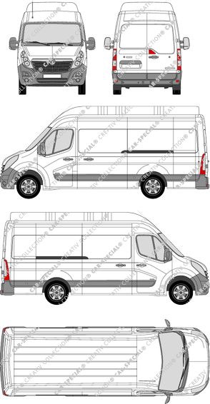 Vauxhall Movano furgón, 2010–2019 (Vaux_026)