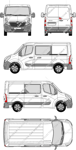 Vauxhall Movano Kastenwagen, 2010–2019 (Vaux_043)