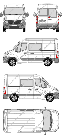 Vauxhall Movano, 2010–2019 (Vaux_052)