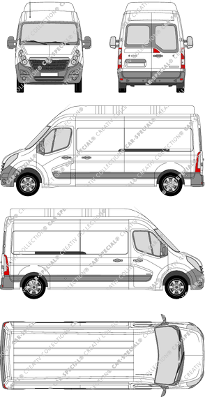 Vauxhall Movano furgón, 2010–2019 (Vaux_057)