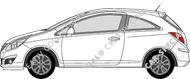 Vauxhall Corsa Hayon, 2010–2014