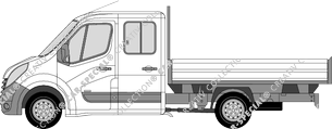 Vauxhall Movano camión basculador, 2010–2019