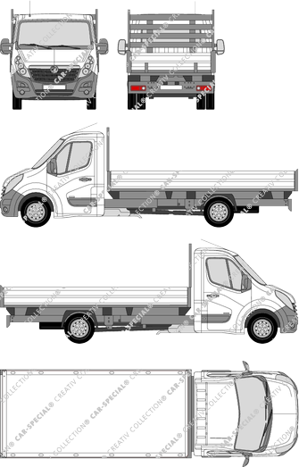 Vauxhall Movano catre, 2010–2019 (Vaux_119)