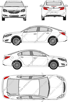 Vauxhall Insignia, Kombilimousine, 5 Doors (2014)