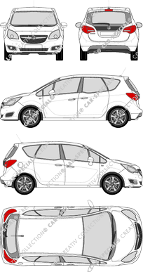 Vauxhall Meriva Kombi, ab 2014 (Vaux_135)