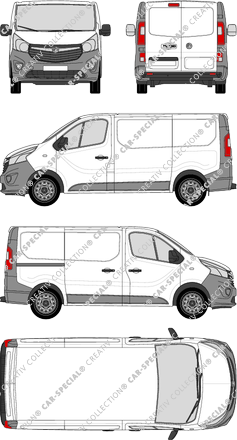 Vauxhall Vivaro fourgon, actuel (depuis 2014) (Vaux_137)