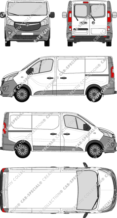 Vauxhall Vivaro fourgon, actuel (depuis 2014) (Vaux_140)