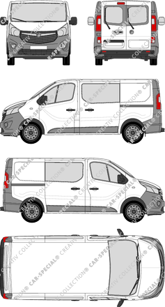 Vauxhall Vivaro Kastenwagen, aktuell (seit 2014) (Vaux_142)