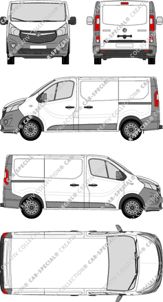 Vauxhall Vivaro fourgon, actuel (depuis 2014) (Vaux_144)