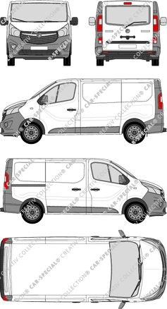 Vauxhall Vivaro fourgon, actuel (depuis 2014) (Vaux_145)