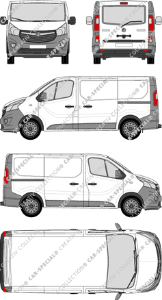 Vauxhall Vivaro furgone, attuale (a partire da 2014) (Vaux_146)