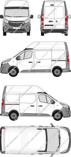 Vauxhall Vivaro fourgon, actuel (depuis 2014) (Vaux_150)