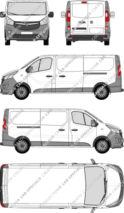 Vauxhall Vivaro Kastenwagen, aktuell (seit 2014) (Vaux_156)