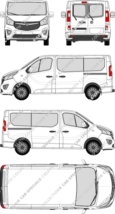 Vauxhall Vivaro Combi, from 2014 (Vaux_174)