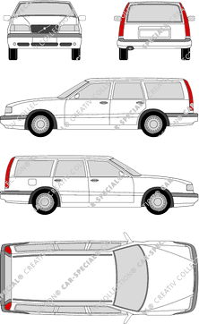 Volvo 850, Kombi, 5 Doors (1993)