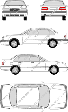 Volvo 850 Limousine, 1991–1996 (Volv_002)