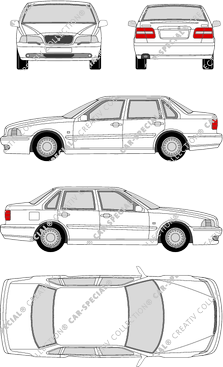 Volvo S70, Limousine, 4 Doors (1996)